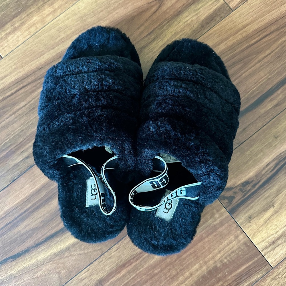 Ugg “Fluff Yeah” Slipper Slides - image 1